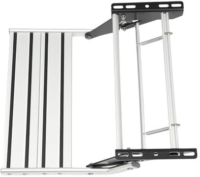 Escalera de caravana para camping, paso a paso, manual de aleación de aluminio, escalón de aluminio, escalón extensible, para autocaravanas