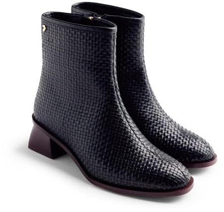 Gioseppo Bota de piel Modelo BEXLEY color Negro, talla 39