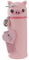 Lulubug Silikon Federmäppchen - Schweinchen Lucky | Federtasche aus weichem Silikon für Stifte | Federmappe und Stiftehalter | Mäppchen Tiere, Schlampermäppchen