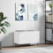 GCHDHAPB Home-Cabinets & Storage,Media Storage Cabinets & Racks,Record Cabinet White 74.5x38x48 cm Engineered Wood