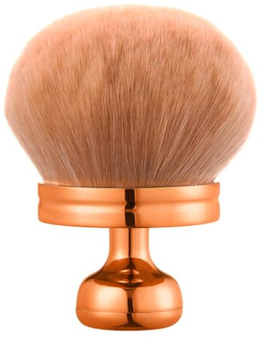 AmiCera Extra Large Body Makeup Brush for Tan, Tanning Brush, Self Tan Bronzing brush for Body and Face, Suncreen Powder Foundation Blusher Applicator, Oval Bronzer Make Up Brushes, Rose Gold