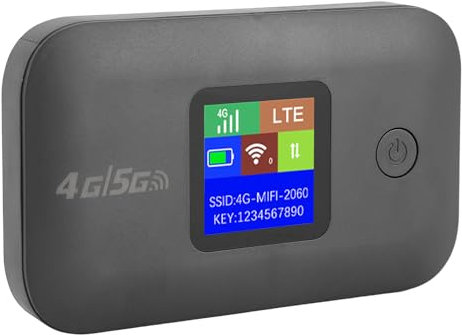 Asixxsix Mobiler 4G LTE-WLAN-Hotspot, tragbarer 150-Mbit/s-Highspeed-Hotspot-Router für unterwegs, SIM-Kartensteckplatz, Hotspot-Gerät mit 3000-mAh-Akku. Verbinden Sie bis zu 10
