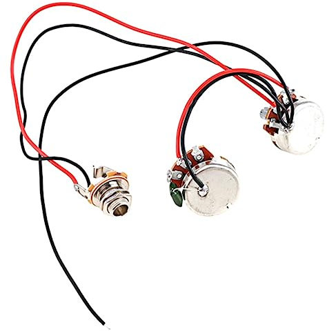 VANZACK Bass Preamp Circuit Gitarre Bass Pickup Verdrahtungssatz Zubehör Für Elektrische Bassgitarre Langlebiges Musikinstrumententeil Installieren Verwenden