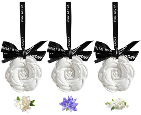DOVBAN 3 Pièces Diffuseurs D'Huiles Essentielles,Galet Diffuseur Huile Essentielle,Pierre à Parfum D'Ambiance Pour La Décoration Intérieure Cadeau