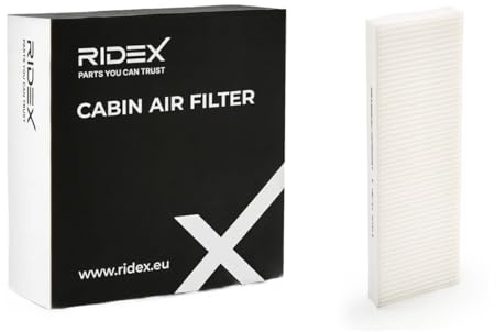 RIDEX 424I0168 Innenraumfilter Pollenfilter Höhe: 30 Breite: 117 Länge: 264 Kompatibel mit RENAULT Twingo 2 CN0 Twingo 1 C06 Twingo 1 Kasten S06 TRAFIC Pritsche/Fahrgestell PXX