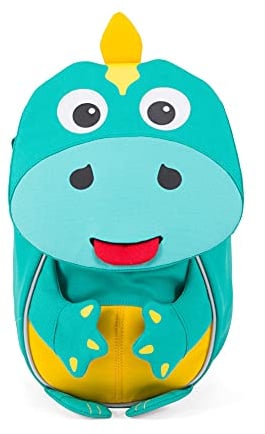Affenzahn Kleiner Freund Kindergarten-Rucksack für 1-3 Jährige Ergonomisch Reflektierend Ziehzunge mit Namensschild
