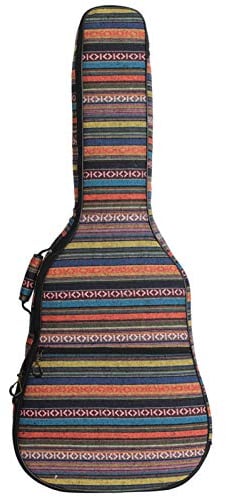Luoji Gitarrentasche Gitarrenkoffer Akustikgitarre Bohemian Wasserdicht Gitarrenhülle Rucksack Tasche Für Akustikgitarre 40/41 Zoll