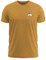 FORSBERG Coolson T-Shirt Brusttasche mit coolem Bär Funshirt Rundhals bequem robust, Farbe:gelb, Größe:XXL