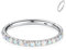 hengkaixuan 16G Nasenringe Creolen Silber Conch Piercing Schmuck Septum Clicker 316L Chirurgenstahl Segment Helix Knorpel Ohrringe Creolen 6mm Daith Piercing Schmuck mit AB CZ White Opal