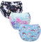 Codkkre Pannolino Nuoto Neonato Costume Neonata 3 Pz Piscina Riutilizzabile Pannolini Lavabili Contenitivo per 0-3 Anni(Unicorno+arcobaleno+sirena)