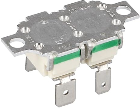easyPART passend für BOSCH 00627029 Temperaturbegrenzer 85°C 185°C für | Backofen, Sicherheitsthermostat, Keramik, Doppelklixon, Flachstecker 4, 8mm, Kompatibel mit Siemens, Neff, Balay, Constructa