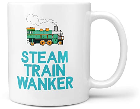 TeHe Gifts - Steam Train Wanker 10oz Gift Mug