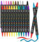 Acrylstifte für Steine wasserfest-48 Spitzen 24Farben Steine Bemalen Acrylfarben stifte Acrylic PaintPermanent Marker Stift Für Kunststoff Glas Holz Keramik Metall Reifen Leinwand.