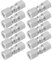 Nizirioo Lot de 10 connecteurs de conduites de frein - 4,75 mm - Sans sertissage - 4,75 mm - Pour conduites de frein - En cuivre et acier