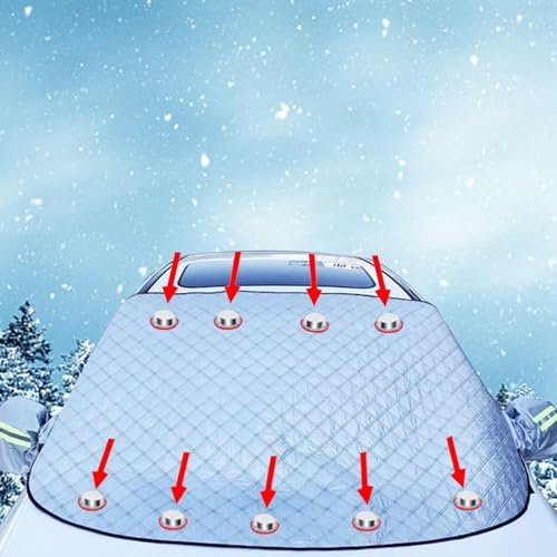 KanaAt WinterAutoFrontscheibenabdeckung Eisschutzfolien,für Citroen SpaceTourer XS 2016- Gegen Schnee, EIS,Frost,Staub,Sonne,157 X 126 cm