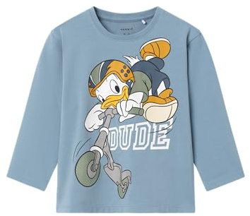 NAME IT Jungen Nmmasberg Disney Nreg Ls Top Box Wdi Langarmshirt