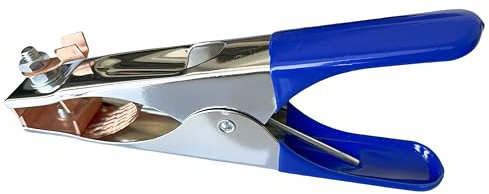 TimelyDu Morsetto di massa per saldatura, Pinza Per Saldatrice,Morsetto di Terra,Morsetto per saldatura Adatto per MIG MMA TIG ARC macchina da taglio al plasma（Piccola）