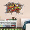 TOARTI 3D Chill Zone Musik Wandtattoo für Jungenzimmer Schlafzimmer 3D Graffiti Wandaufkleber Gamer Aufkleber für Wand Gamer Zone abnehmbare Wandkunst Playstation Dekor