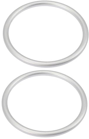 BESTonZON 2 Stück Aluminium Tragetuchringe Babyzubehör Tragehilfe Sling Ringe Langlebig Sicher Für Neugeborene