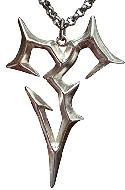 925 Sterling Silber Tidus Zanarkand Abes Halskette Anhänger Schmuck Fantasy Final