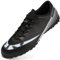 VTASQ Fussballschuhe Kinder Fußballschuhe Jungen Low Top Professional Athletics Trainingsschuhe Outdoor Sportschueh Teens Football Schuhe für Unisex-Kinder Schwarz-1 37EU