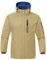 Rdruko Regenjacke Herren Wasserdicht Windbreaker Atmungsaktiv Freizeitjacke Fahrrad Regenmantel mit Kapuze Leichte Functionsjacke für Wandern Laufen Camping Outdoor (Khaki, M)