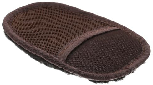 VALICLUD Schuhpolierhandschuhe Sneaker Tücher Schuhpuffer Schuhe Putztuch Reise Schuhtuch Sneaker Reinigungstuch Handschuhe Geformtes Tuch Schuhe Reinigungstuch Kappe Schwarz Imitation Lamm Plüsch