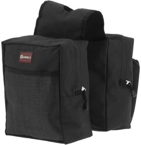 Amesbichler Reitsport Randols Satteltasche für Westernsattel mit Hornloch Packtasche doppelt Pferd