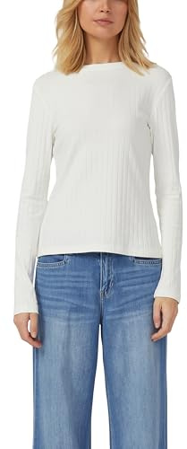 s.Oliver Geripptes Langarmshirt im Slim Fit