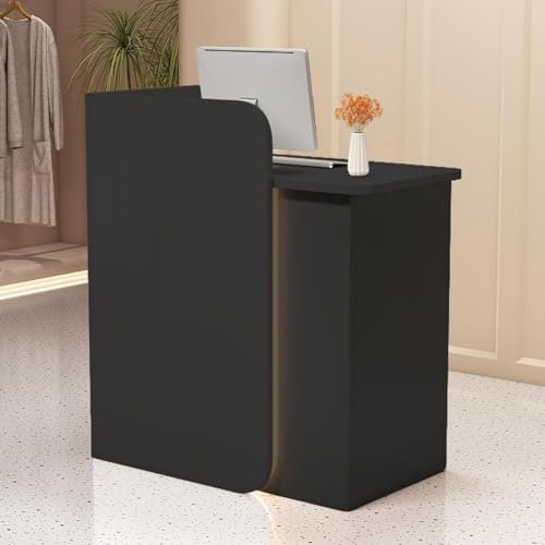 UULBDCD Empfangstheke Holz, Moderne Empfangstresen, Front Theke Bürotheke Rezeption Tisch, Verkaufstheke Mit Schubladen Und Schränken, Rezeptionstheken Für Salon Geschäft Hotel Büro