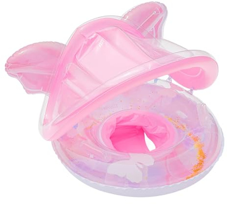 Quorvex Flotteur Bébé - Flotteur Piscine Bébé Anti-UV - Matelas Flottant Papillon pour Chaise Aquatique Lac Plage Jardin Piscine