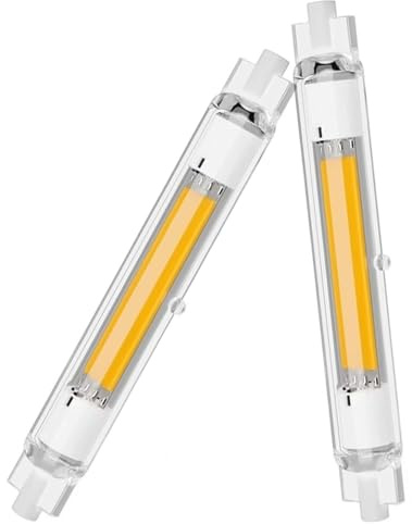 Aouppert R7S LED 118mm Dimmbar, Naturweiß 4500K 3000LM, 30W R7S LED Lampen Ersatz für 300W J118mm Halogenstab, 220-240V AC/DC Led Stab Kein Flackern, 360°Abstrahlwinkel, für Flur/Stehlampe 2 Pack