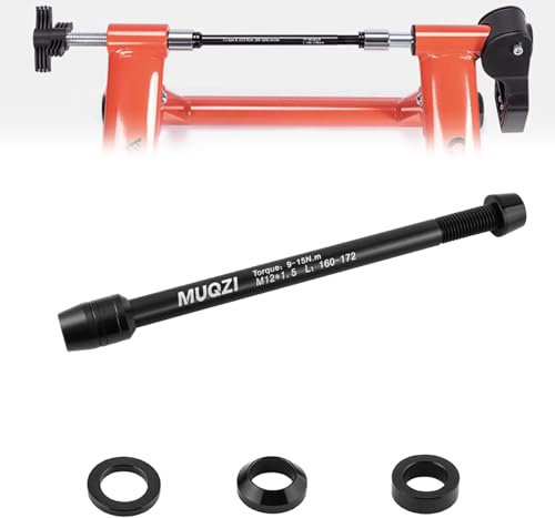 WQNNQW 12 mm steckachse Adapter für Fahrradtrainer – M12 x 1,5 Steckachsenadapter für Hinterrad-Befestigungstrainer – Fahrradtrainer-Steckachsen-Adapter
