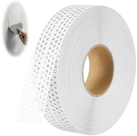 Fugenband Selbstklebend 5cmx40m – PVC Fugenband für Trockenbau & Eckschiene | – Hochflexibles Armierungsband für Gipskarton-Platten, Putz und Risse – Ideal für Innen- & Außenecken