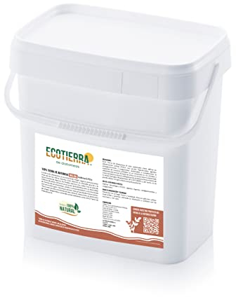 ECO Tierra de Diatomeas® 6kg - Complemento Mineral a Base de Tierra de Diatomeas, sin calcinar, para Alimentación Animal - Seguridad, Calidad y Compromiso Desde 2015