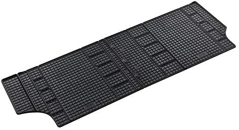 Gummi Fußmatten passend für VW T5 Multivan 2003-2015/T6 Multivan ab 2015 (3. Sitzreihe 2-teilig AZUGA AZ10092578 Gummimatten Automatten