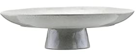 House Doctor 206260840 Kuchenplatte, Rustic, Grau/Blau, Dm: 32 cm, h: 8,3 cm, Finish/Farbe kann variieren, Aluminium
