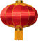 Y-Nut Große Chinesische Laterne, rote traditionelle Hängelampe, China, Neujahr, Frühling, Festival, Dekoration, Stoff-Beleuchtung 16'' rot