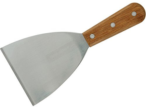 Spachtel mit Holzgriff, Edelstahl, Länge 22 cm