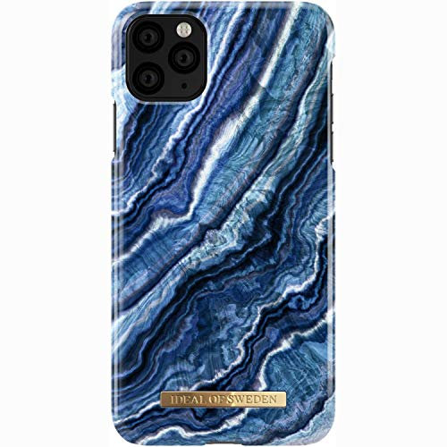IDEAL OF SWEDEN Back Cover kompatibel mit iPhone 11 Pro Max - Blau, Indigo Swirl