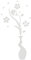BESPORTBLE 1Pc 3D Acryl Wandaufkleber Modische Und Langlebige Vase Stil Spiegel Silberne Wandbilder Aufkleber für Badezimmer Wohnzimmer Wandaufkleber Dekoration