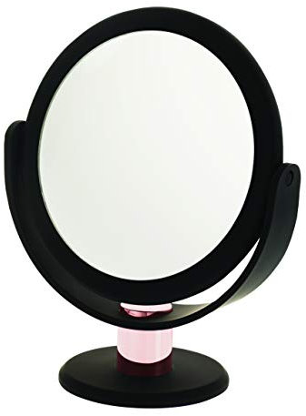 Danielle Creations Black and Rose Gold Stem Vanity Mirror