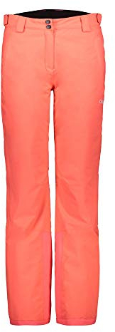 CMP Damen Flat Warm Skihose, red Fluo, 36