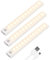 Vicloon Motion Sensor Cabinet Lights, 3 Pack 12 LED Cupboard Lights, Auto On/Off LED Closet Light, Wireless USB Rechargeable Cabinet Night Light with Magnetic Strip for Wardrobe, Cabinet, Stairs