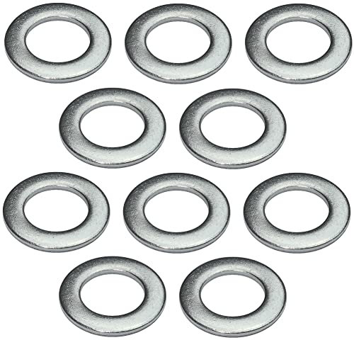 AERZETIX - C49545 - Satz von 10 Flache unterlegscheiben universelle M10 - scheiben - beilagscheiben - aus edelstahl A2 - Ø außen 18mm - dicke 1.6mm DIN 433