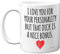 Stuff4 Tazza di San Valentino per lui, con scritta I Love You D**k Bonus, divertente regalo di compleanno per fidanzato, marito, partner dalla fidanzata, moglie, per anniversario, in ceramica,