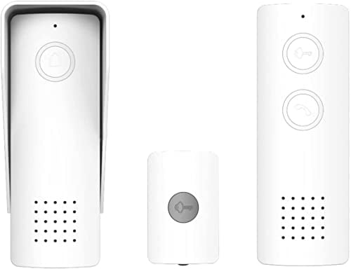AntDau71 - Citofono Wireless wifi senza fili da esterno campanello monofamiliare casa Interfono Parla Ascolto a Batterie 300 metri - RL-0518L