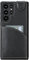 Burkley Leder Flip Case für Samsung Galaxy S22 Ultra Handyhülle Handytasche mit 360° Schutz und Kartenfach (Schwarz)