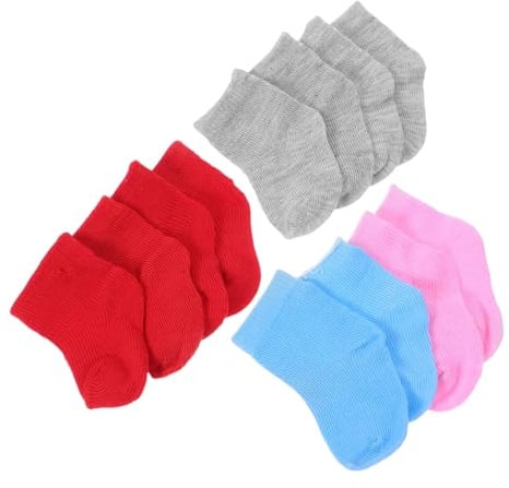 Toyvian 6 Paar Puppensocken Mini Socken Für Puppenzubehör Und Spielzeugsocken Geeignet Zum Basteln Spielen Und Dekorieren Leichtes Stoffmaterial Für DIY Mit Kindern