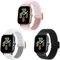 Songsier Correa compatible con Galaxy Watch Active/Active 2 de 40 mm/44 mm, ajustable, trenzada, elástica, de nailon para Gear Sport, S2 Classic, Garmin Vivo Active 3, Watch 3 de 41 mm